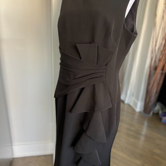 NWOT Eliza J Sleeveless Cascading-Ruffle Gown - Picture 7 of 16